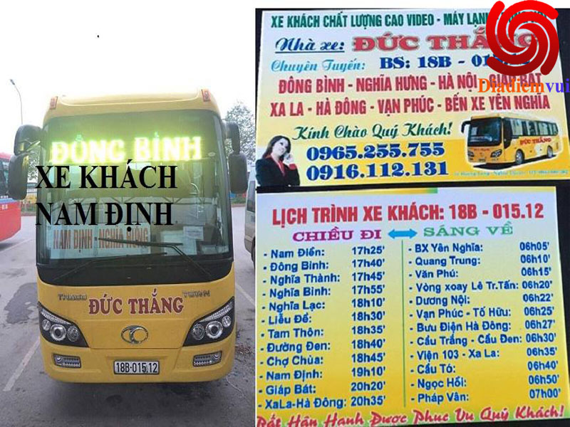 Xe khách tuyến Nghĩa Hưng Nam Định Hà Đông Hà Nội Hoà Bình - Địa Điểm Vui