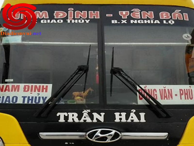 Xe khách Trần Hải chuyên tuyến Giao Thuỷ Nam Định Nghĩa Lộ Yên Bái