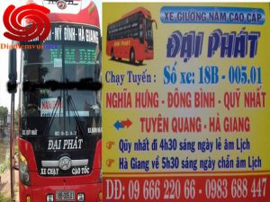 Xe khách Nghĩa Hưng Nam Định đi Phú Thọ, Thái Nguyên, Hà Giang - Địa ...