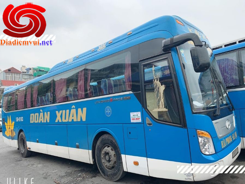 Xe khách Đoàn Xuân tuyến Tiên Lãng Hải Phòng đi bến xe Gia Lâm Hà Nội
