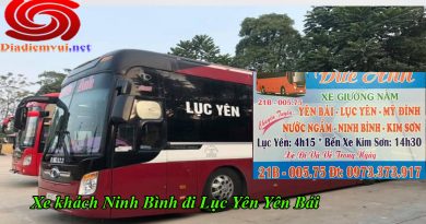 Xe khách Kim Sơn Yên Mô Ninh Bình đi bến xe Lục Yên Yên Bái Mậu A