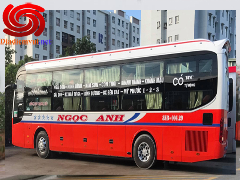 Xe khách Ngọc Anh tuyến Nga Sơn Ninh Bình đi bến xe Ngã Tư Ga Sài Gòn và ngược lại