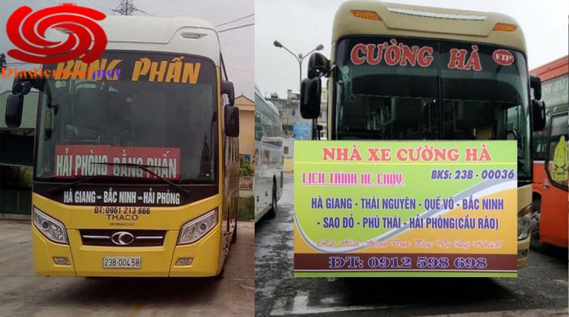 Xe khách Hải Phòng đi Bắc Ninh Bắc Giang Thái Nguyên