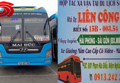 Xe khách Hải Phòng đi Lâm Đồng Biên Hòa Sài Gòn