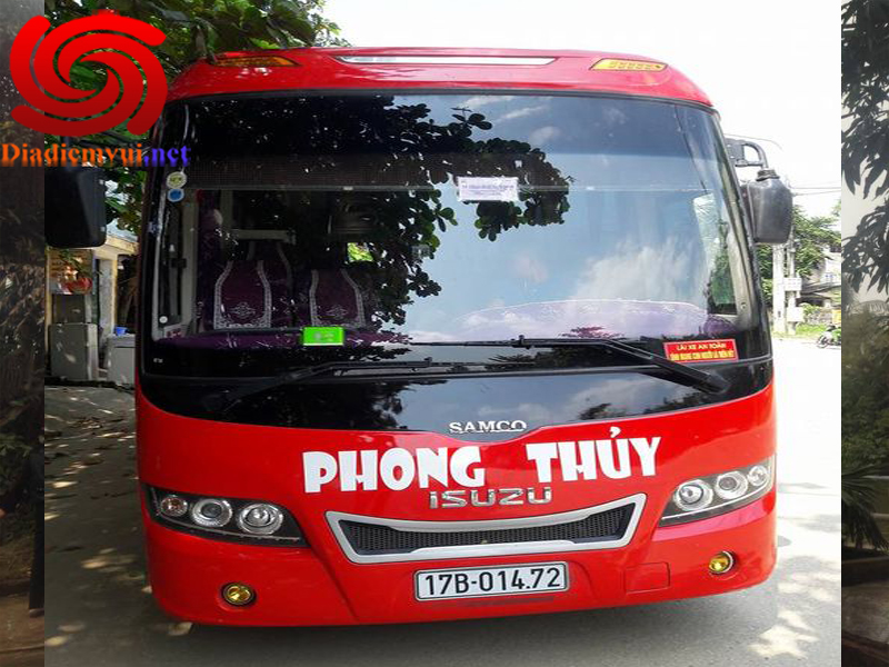 Xe khách Phong Thủy tuyến Thái Bình đi Bến xe Tuyên Quang