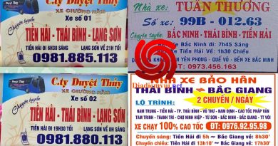 Xe khách Tiền Hải Thái Thụy Vũ Thư Quỳnh Phụ Kiến Xương Hưng Hà Đông Hưng Tp Thái Bình đi Bắc Ninh Bắc Giang Lạng Sơn
