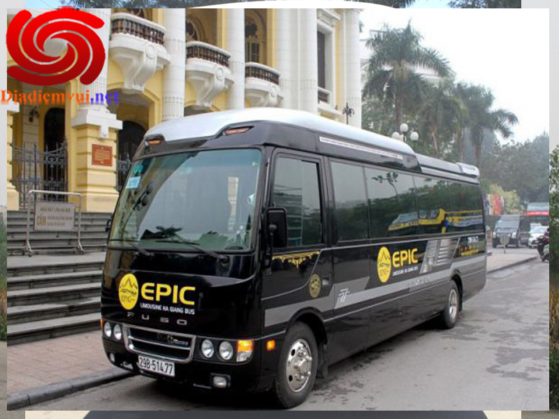 Xe khách Hà Giang Epic tuyến Hà Giang đi Hà Nội và ngược lại
