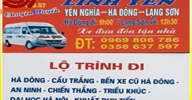 Xe khách Lạng Sơn đi Yên Nghĩa Hà Đông Hà Nội và ngược lại