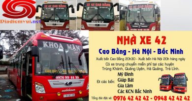 Xe khánh Trùng Khánh Cao Bằng đi Giáp Bát Nước Ngầm Gia Lâm Hà Nội