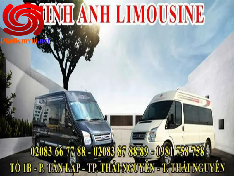 Xe Minh Anh limousine tuyến Thái Nguyên đi Hà Nội và ngược lại