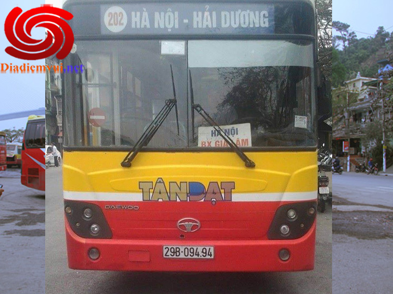 Xe bus số 202 tuyến Hải Dương đi Hà Nội và chiều ngược lại