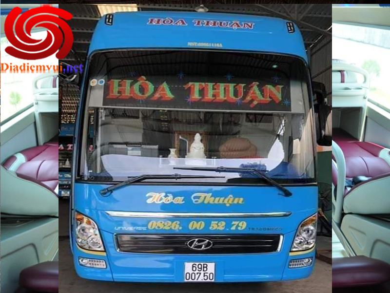 Xe khách Hòa Thuận tuyến Cà Mau đi Văn Phòng Sài Gòn Tp Hcm