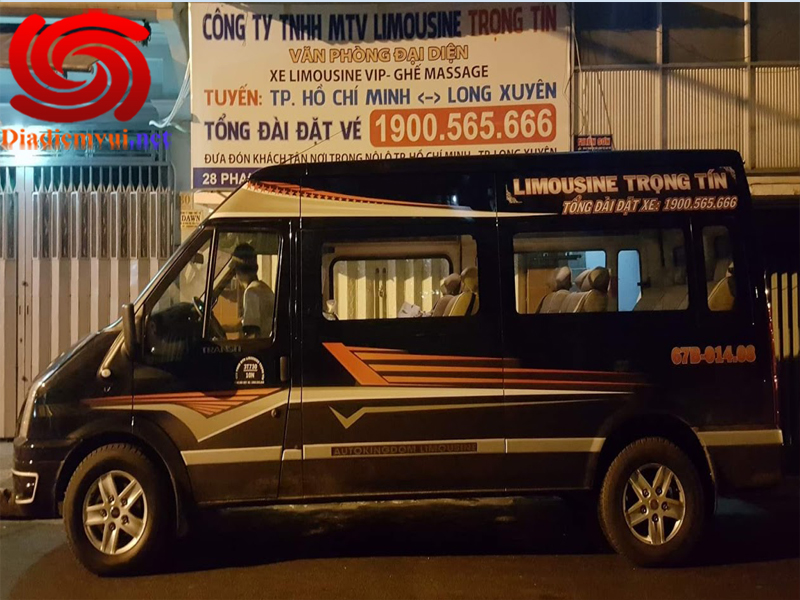 Xe Limousine Trọng Tín tuyến Tp Hcm Sài Gòn đi An Giang và ngược lại