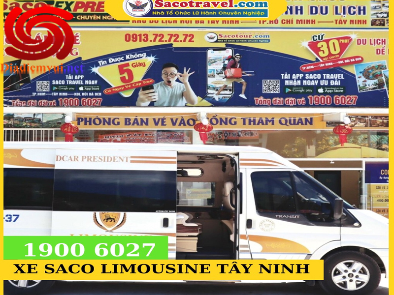 Xe Limousine Sacotravel tuyến Tp hcm Sài Gòn đi Tây Ninh và ngược lại