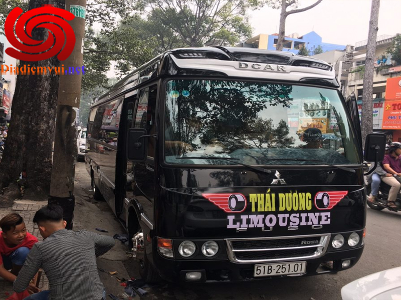 Xe Limousine Thái Dương tuyến Tp hcm Sài Gòn đi Mộc Bài Tây Ninh và ngược lại