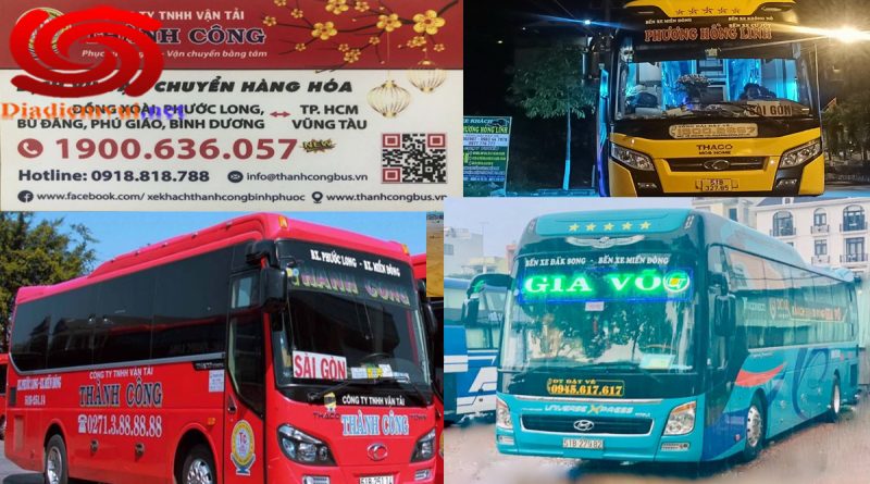 Xe khách tuyến Tp hcm Sài Gòn đi Bình Phước và ngược lại