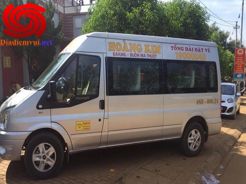 Xe Limousine Hoàng Kim tuyến Tp hcm Sài Gòn đi Đak Nông