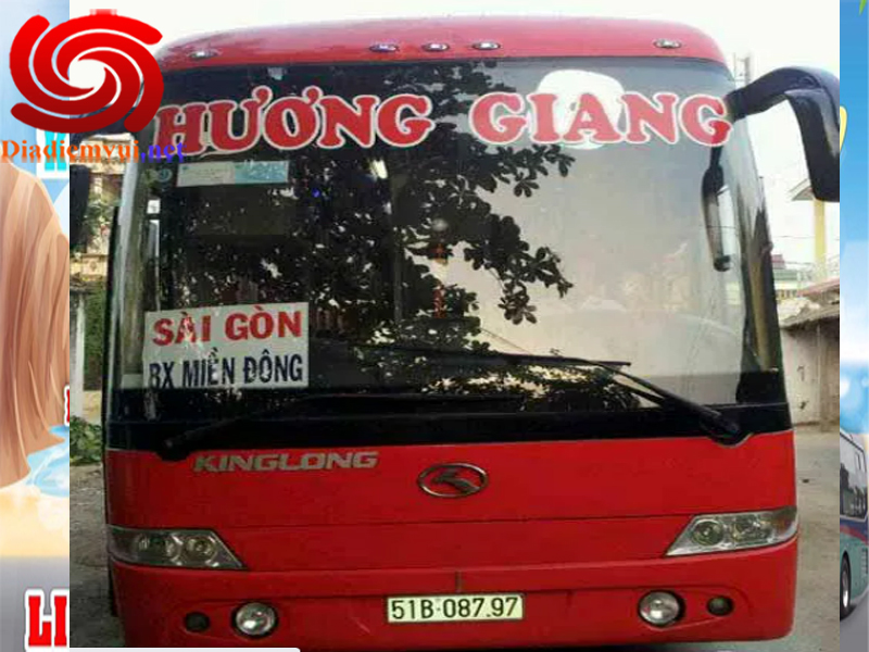 Xe khách Hương Giang tuyến Tp hcm Sài Gòn đi Đak Nông