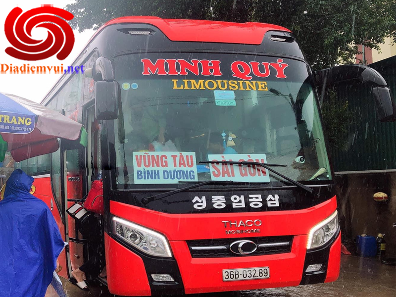 Xe Limousine Minh Quý tuyến Tp hcm Sài Gòn đi Nghệ An và ngược lại