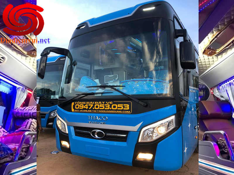 Xe Limousine Tân Quang Dũng tuyến Tp hcm Sài Gòn đi Quảng Trị và ngược lại