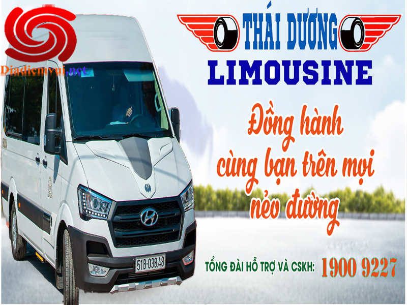 Xe Limousine Thái Dương tuyến Tp hcm Sài Gòn đi Thanh Hóa và ngược lại