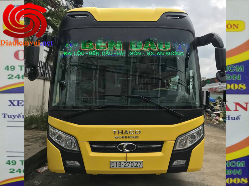 Xe khách Bến Dầu tuyến Tp hcm Sài Gòn đi Quảng Nam và ngược lại