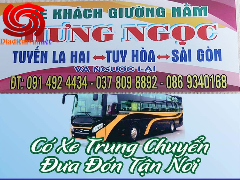Xe khách Hưng Ngọc tuyến Tp hcm Sài Gòn đi Đồng Xuân Phú Yên và ngược lại
