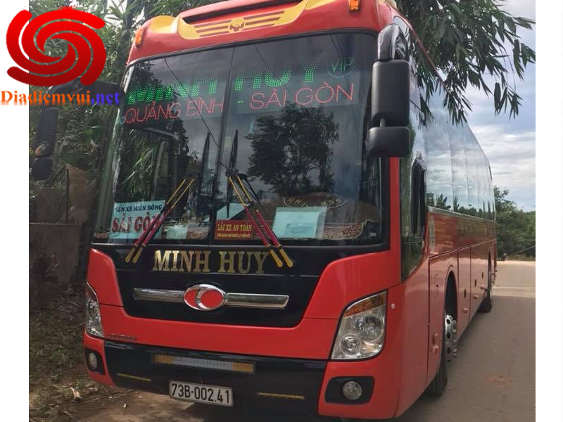 Xe khách Minh Huy tuyến Tp hcm Sài Gòn đi Quảng Bình và ngược lại