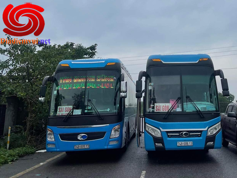 Xe khách Tân Quang Dũng tuyến Tp hcm Sài Gòn đi Quảng Trị và ngược lại