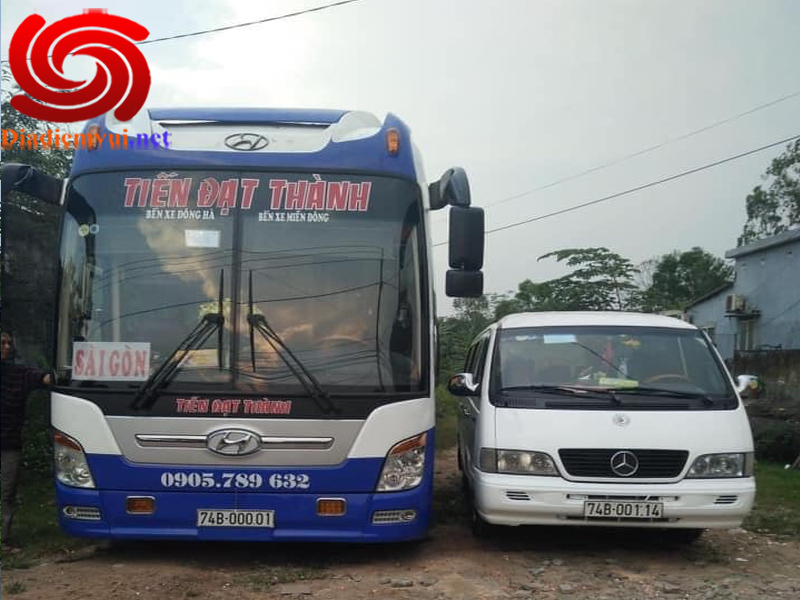 Xe khách Tiến Đạt Thành tuyến Tp hcm Sài Gòn đi Quảng Trị và ngược lại