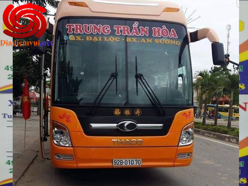Xe khách Trần Hòa tuyến Tp hcm Sài Gòn đi Hội An Quảng Nam và ngược lại