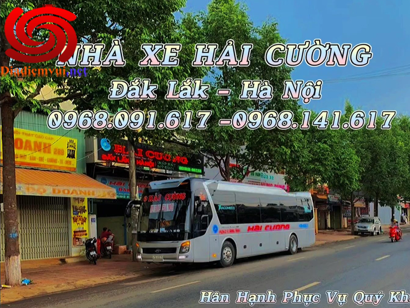 Xe Limousine Hải Cường tuyến Mỹ Đình Hà Nội đi Đắk Lắk và ngược lại
