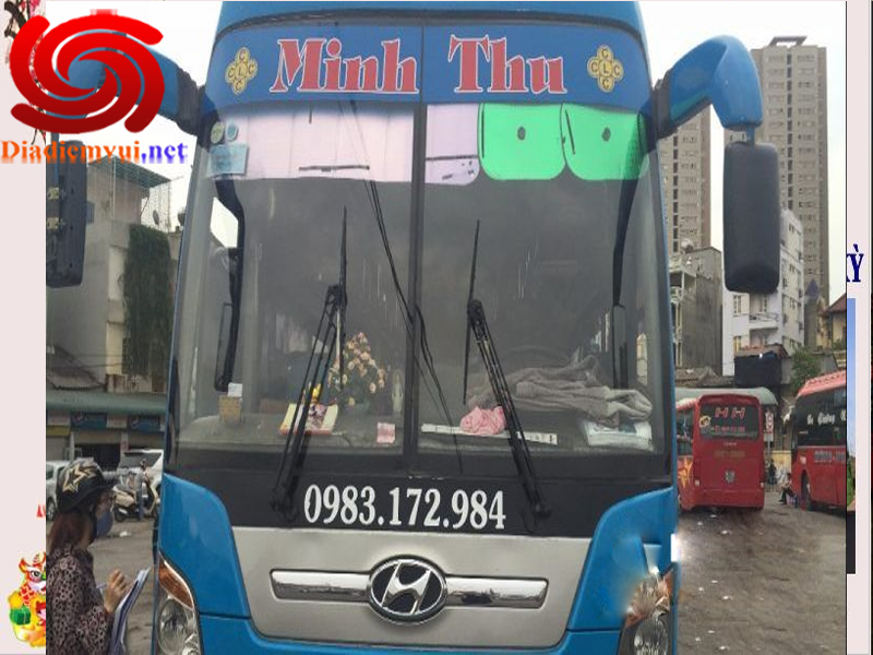 Xe khách Minh Thu tuyến Giáp Bát Hà Nội đi Lâm Đồng và ngược lại