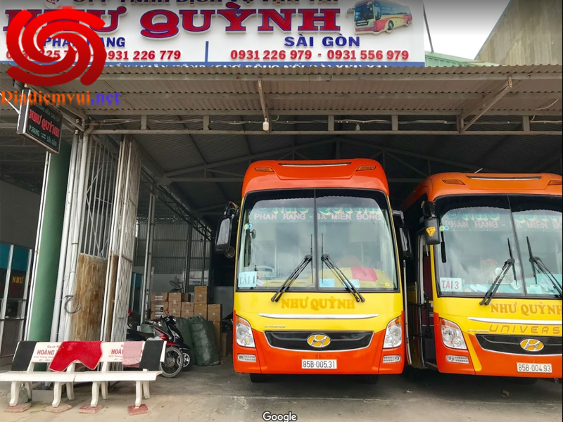 Xe khách Như Quỳnh tuyến Tp hcm Sài Gòn đi Ninh Thuận và ngược lại