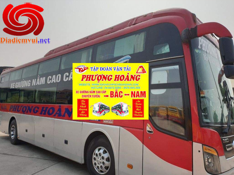 Xe khách Phượng Hoàng tuyến Nước Ngầm Hà Nội đi Quảng Nam và ngược lại