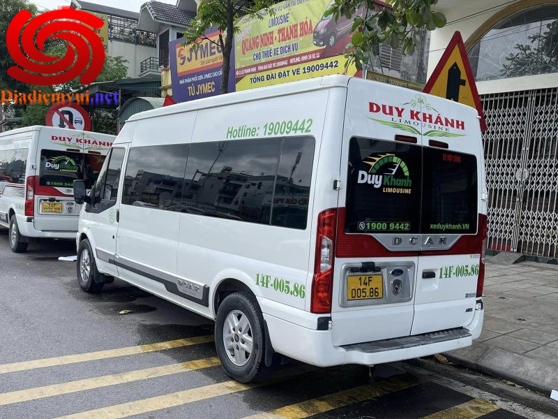 Xe limousine Duy Khánh tuyến Hải Phòng đi Thanh Hóa và ngược lại
