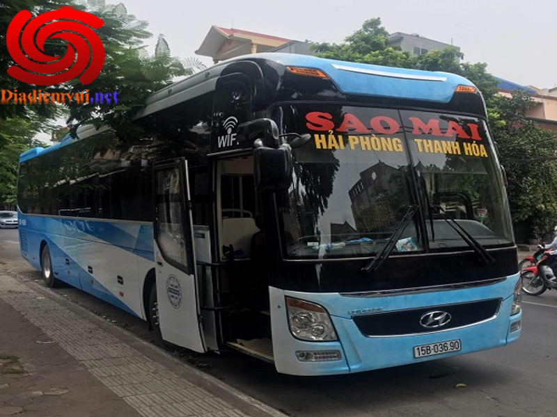 Xe limousine Sao Mai tuyến Hải Phòng đi Thanh Hóa và ngược lại