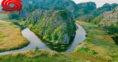 Du lịch khám phá Đầm Vân Long Ninh Bình vịnh không sóng đẹp nên thơ